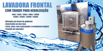 M&aacute;quina de Lavar Frontal com Nebulizador