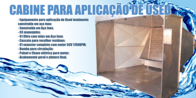 Cabine para aplica&ccedil;&atilde;o de Used
